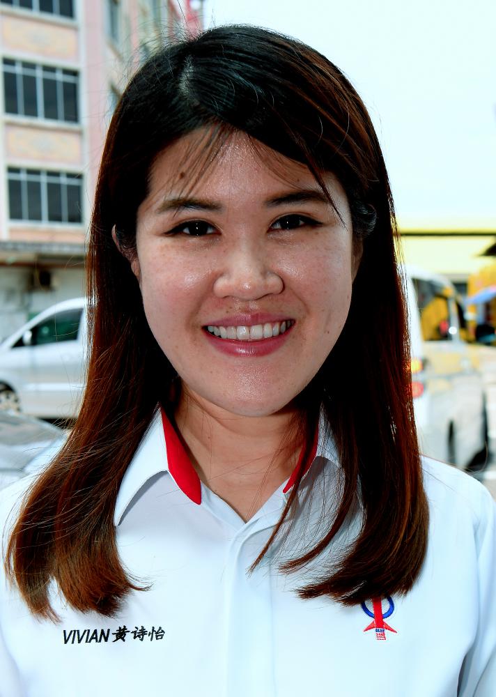 DAP candidate for the Sandakan parliamentary constituency by-election, Vivian Wong Shir Yee. — Bernama