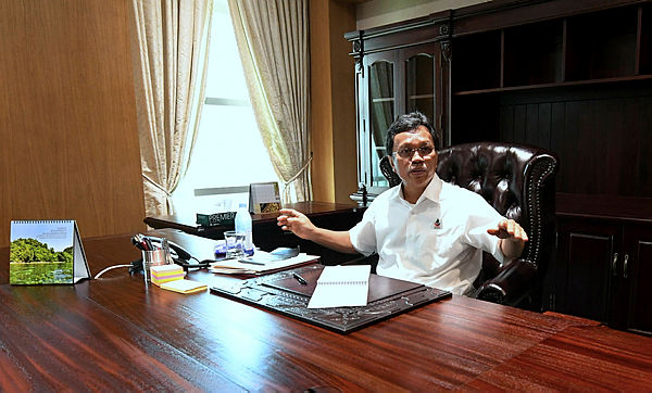 Warisan president Datuk Seri Mohd Shafie Apdal. Picture from May 14, 2019. — Bernama