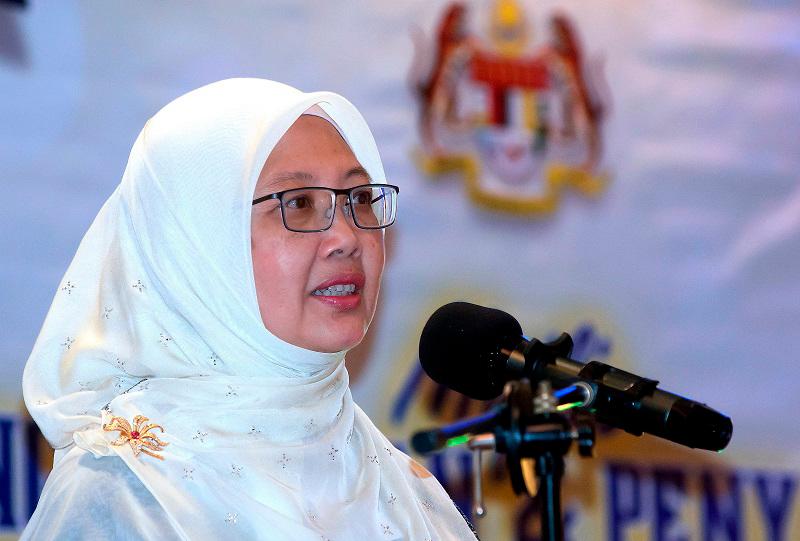 Minister in the Prime Minister’s Department (Federal Territories), Dr Zaliha Mustafa. - BERNAMApix