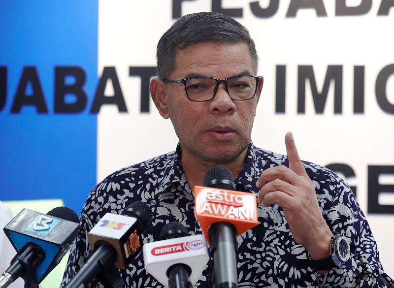 Minister of Home Affairs, Datuk Seri Saifuddin Nasution Ismail. - BERNAMApix