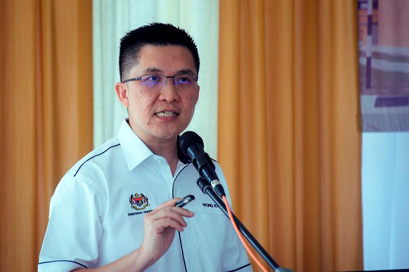 Deputy Education Minister, Wong Kah Woh. - BERNAMApix