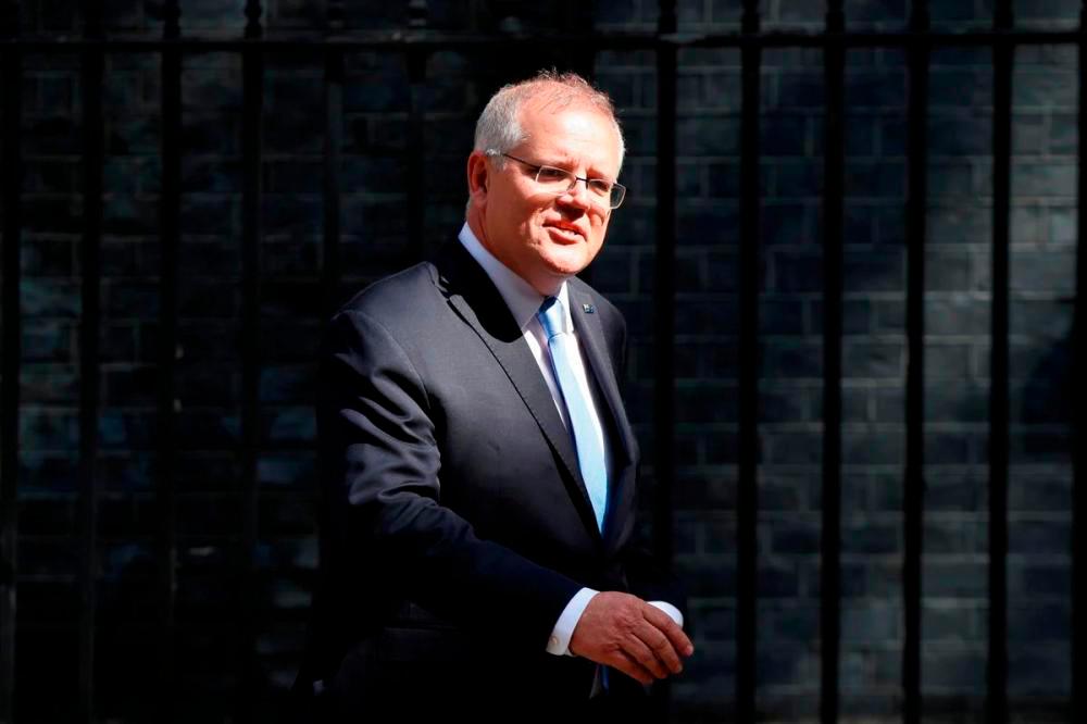 File Photo: Ex-Australian Prime Minister Scott Morrison leaves Downing Street in London, Britain, June 15, 2021/ REUTERSpix