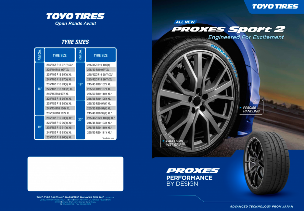 $!Toyo Tyres Malaysia Unveils New High Performance &amp; New All-Terrain Tyres