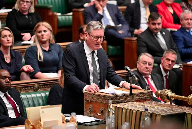 Keir Starmer, leader of Britain’s Labour Party, speaks at the House of Commons in London, Britain, April 15, 2024. - REUTERSPIX