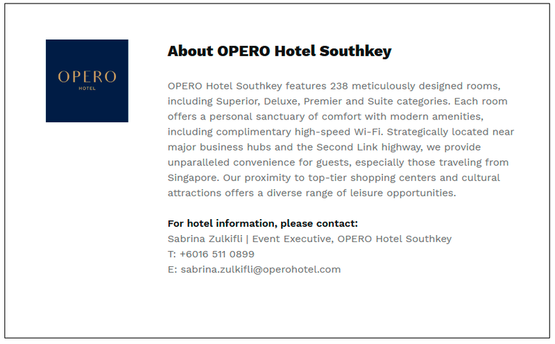 Wedding Bells Ring At OPERO Hotel Southkey - Selia Group-Owned Hotel Offers a Luxurious Setting for Diverse Wedding Styles in Johor Bahru, Hosting Up to 450 Guests $!Wedding Bells Ring At OPERO Hotel Southkey - Selia Group-Owned Hotel Offers a Luxurious Setting for Diverse Wedding Styles in Johor Bahru, Hosting Up to 450 Guests