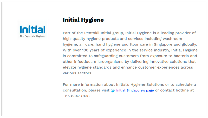 $!Initial Singapore Unveils Signature Scent: A Premium Scenting Solution for Washrooms