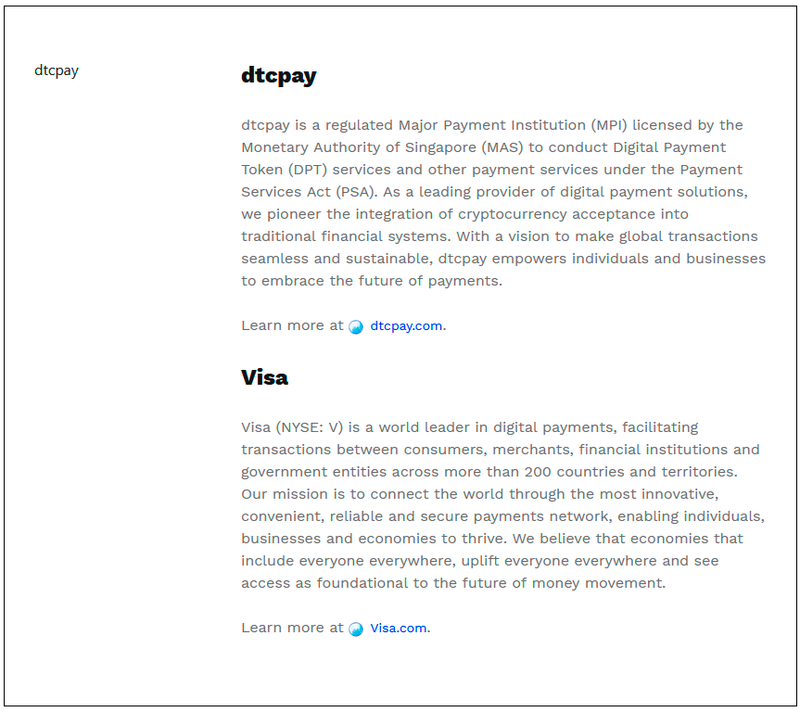 $!dtcpay and Visa Announce Partnership to Advance the Future of Digital Payments