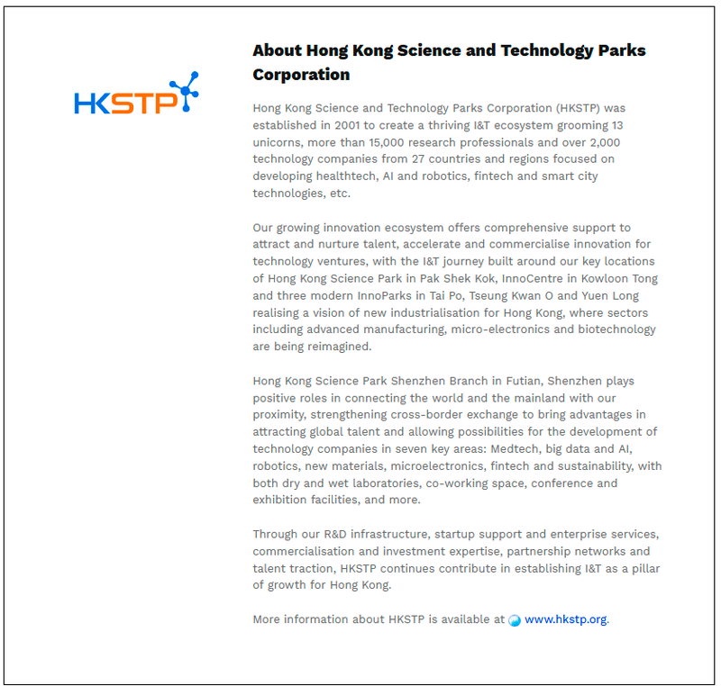 $!HKSTP and 12 Strategic Partners Forge Alliance to Build Premier International Digital Health Ecosystem