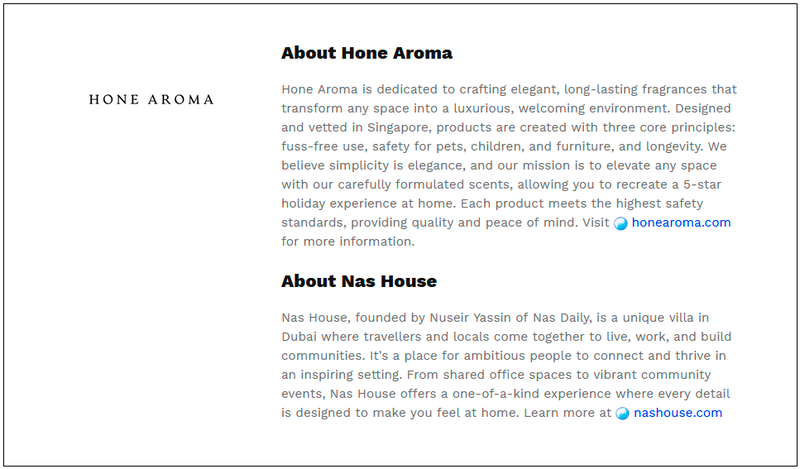 $!Hone Aroma Partners with Nas House to Elevate Guest Experiences with Ambient Fragrance