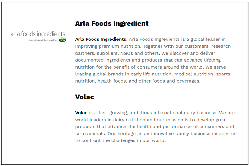 $!Arla Foods Ingredients and Volac Joint Statement on Acquisition Decision