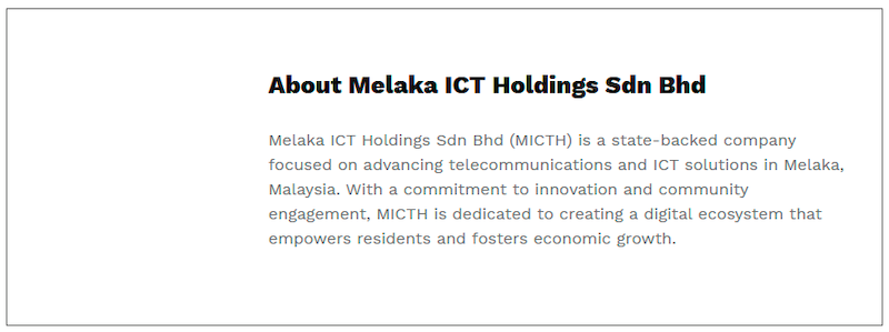 $!Melaka ICT Holdings Sdn Bhd Earns Recognition as One of Asia’s Most Promising SMEs at ACES Awards