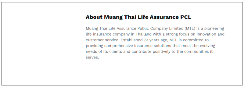 $!Sara Lamsam of Muang Thai Life Assurance Recognised as Outstanding Leader in Asia at ACES Awards