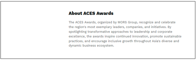 $!Honouring Malaysia’s Rising Influence: ACES Awards 2024 Celebrate Leaders and Companies Shaping a Sustainable Future