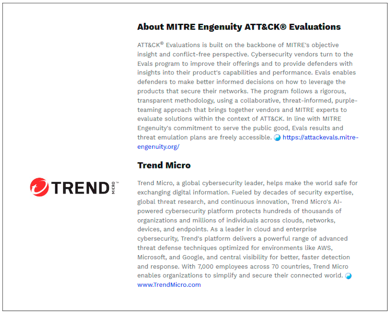 $!Trend Micro Achieves 100% Coverage Rate in MITRE ATT&amp;CK® Evaluations