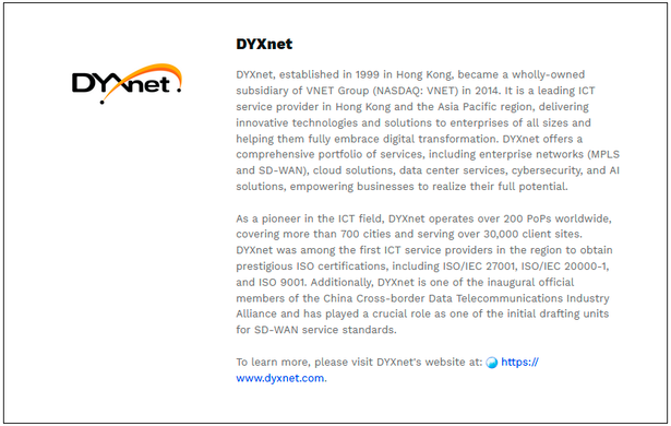 $!DYXnet Hosts its First Cross-Region Simulated Attack and Defense Exercise to Strengthen Cybersecurity Capabilities