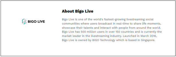 $!Bigo Live Champions and Commits to Creator Economy in USA and Globally