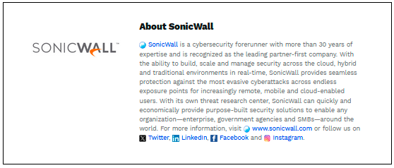 $!SonicWall Celebrates Excellence with the 2025 SonicWall Partner Awards