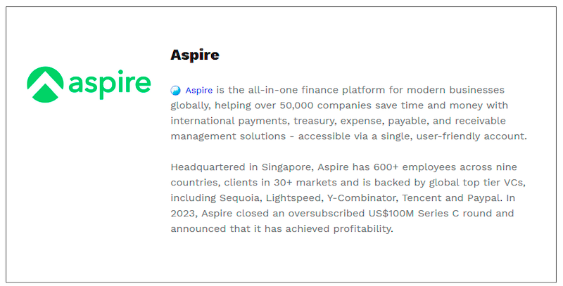 $!Aspire launches Visa Corporate Card for Hong Kong Small Businesses