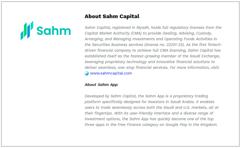 $!Sahm Capital Empowers Investors at CMF Riyadh 2025 Investor Bootcamp