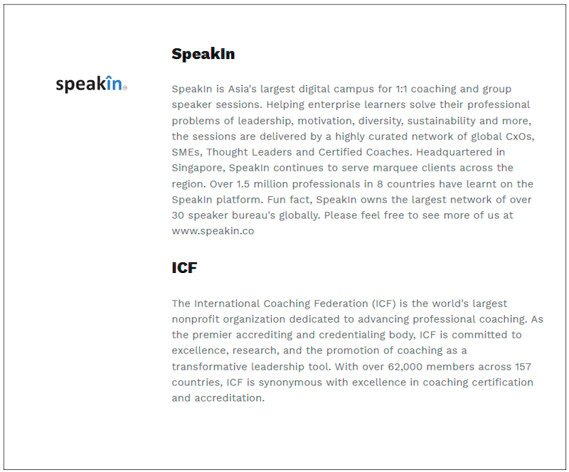 $!SpeakIn and ICF Join Forces to Create Asia’s Largest Industry-Centric Coaching Ecosystem