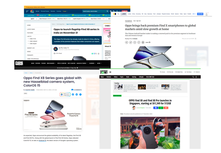 $!Featured OPPO Write-ups on CNBC, Hardware Zone, Phone Arena and South China Morning Post.