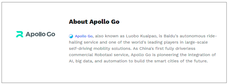 Apollo Go and Waymo Lead the Way: Scaling Up AI-Powered Autonomous Ride-Hailing Services $!Apollo Go and Waymo Lead the Way: Scaling Up AI-Powered Autonomous Ride-Hailing Services