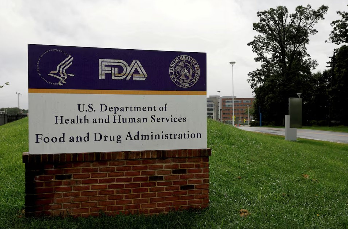 Sign is seen outside of the Food and Drug Administration (FDA) headquarters in White Oak, Maryland, U.S., August 29, 2020. - REUTERSpix