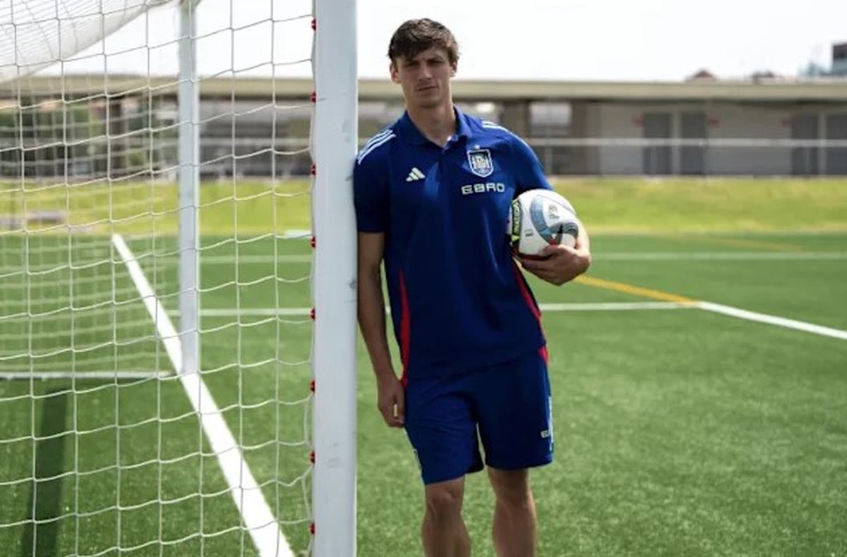 Spain defender Robin Le Normand poses before an interview with AFP ahead of the Nations League Final Four football match between Spain and France. - AFPpix