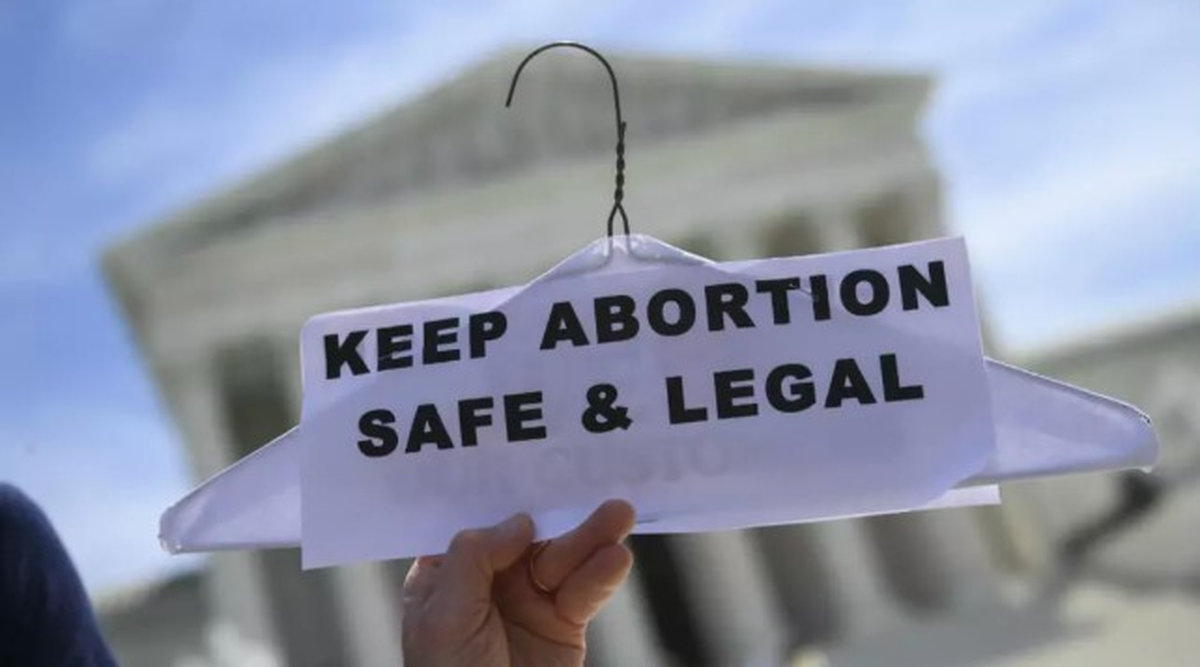 Abortion rights activists rally in front of the US Supreme Court in Washington, DC on May 21, 2019. - AFPpix