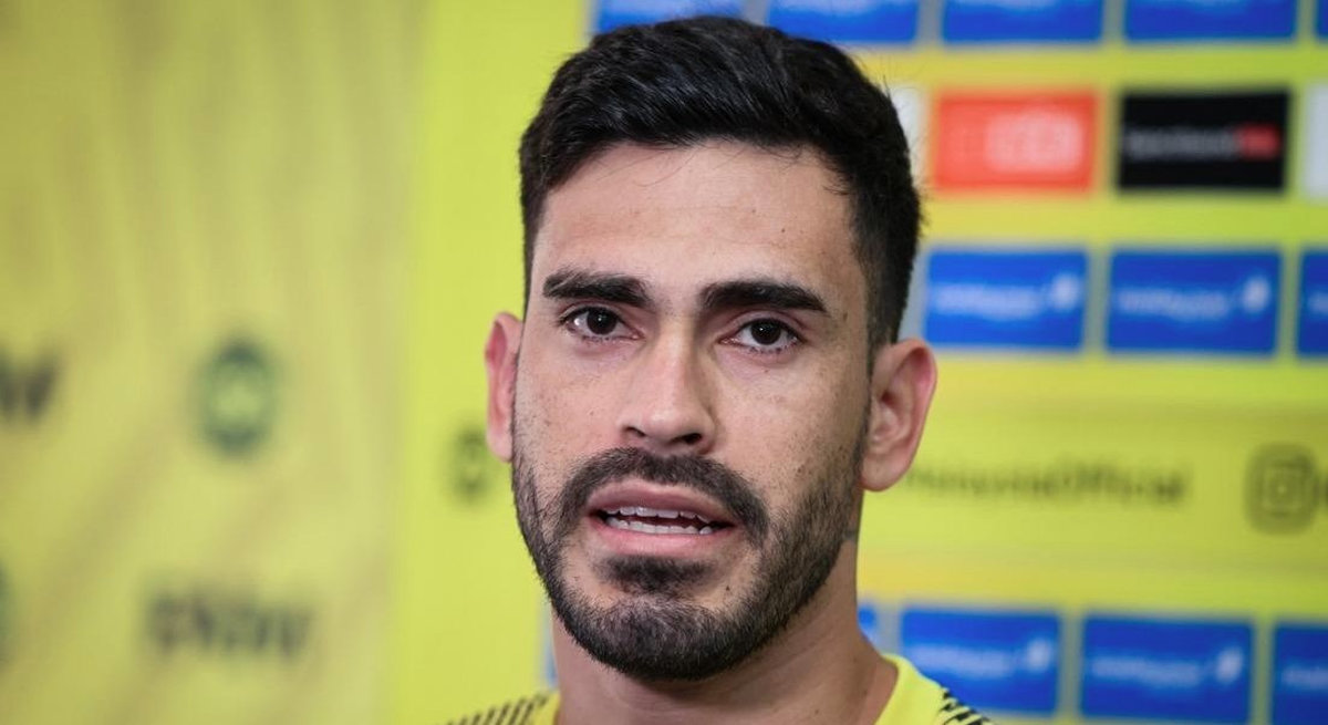 Pemain tengah Harimau Malaya Endrick Dos Santos. - BERNAMApix