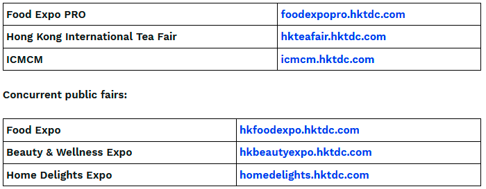 Food Expo PRO and Hong Kong International Tea Fair: One-Stop F&B Platform Returns in August $!Food Expo PRO and Hong Kong International Tea Fair: One-Stop F&B Platform Returns in August