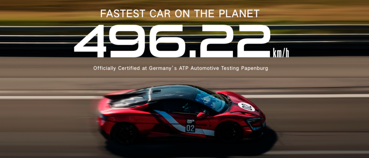YANGWANG U9X becomes the world’s fastest production car