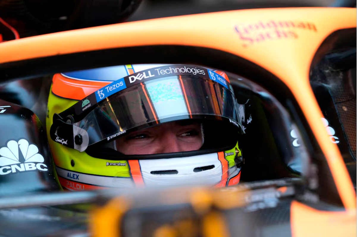 October 21, 2022 McLaren’s Alex Palou during practice Reuterspix