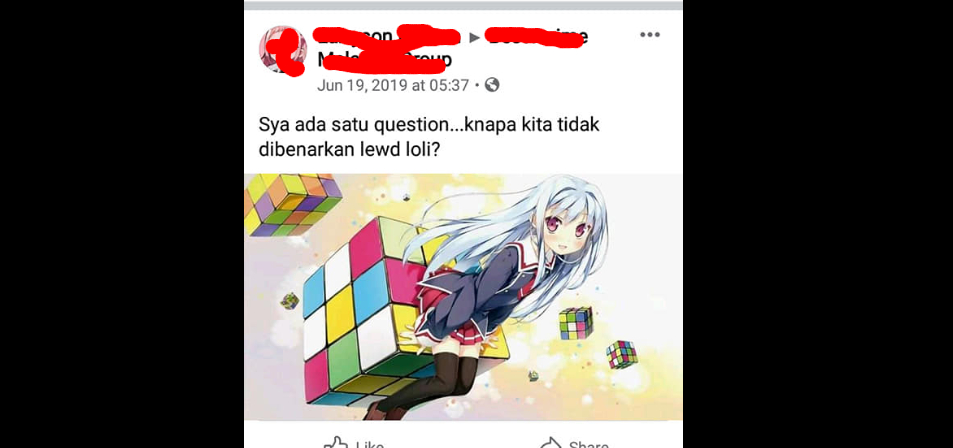 $!Pedophilia in Malaysia’s loli anime community?