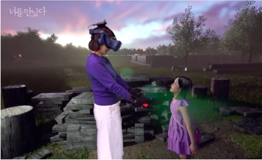 (Video) Korean mom reunites with dead daughter in VR experience