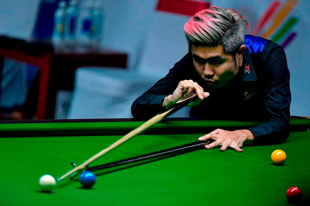 Lim Kok Leong created history when he emerged as the country’s first snooker player to win the World Amateur Snooker Championship, beating Asian champion Amir Sarkhosh from Iran 5-0 in the final. BERNAMAPIX