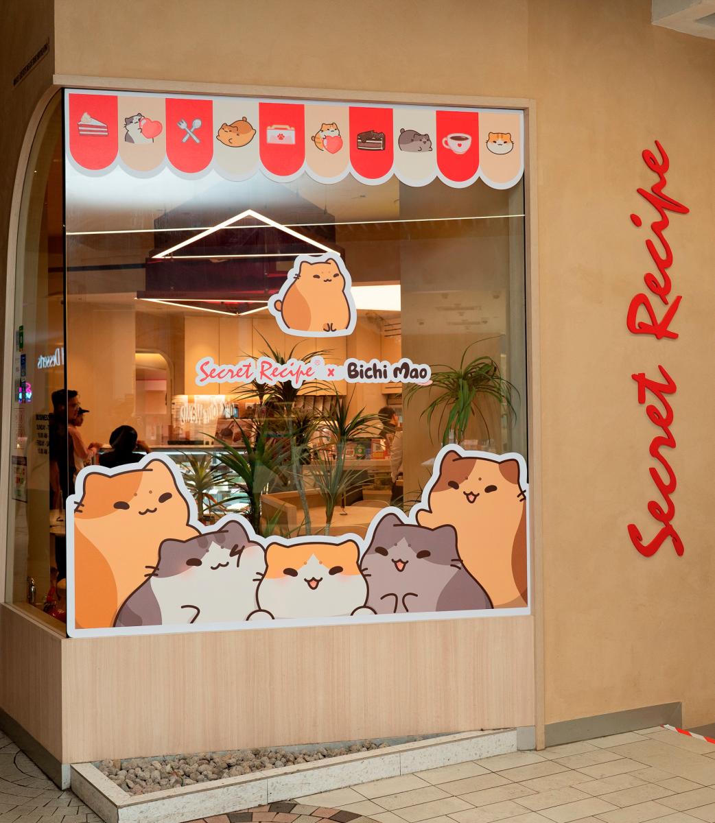 Bichi Mao decor at Secret Recipe.