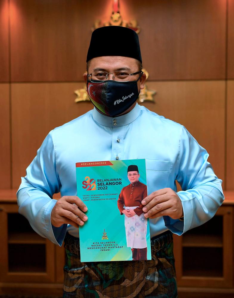 Selangor Menteri Besar Datuk Seri Amirudin Shari. BERNAMApix