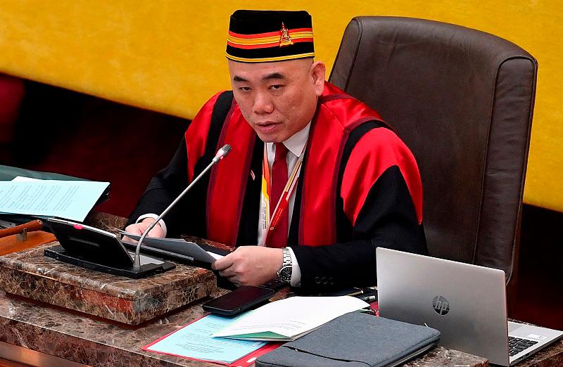 Selangor Assembly Speaker, Lau Weng San. - BERNAMApix