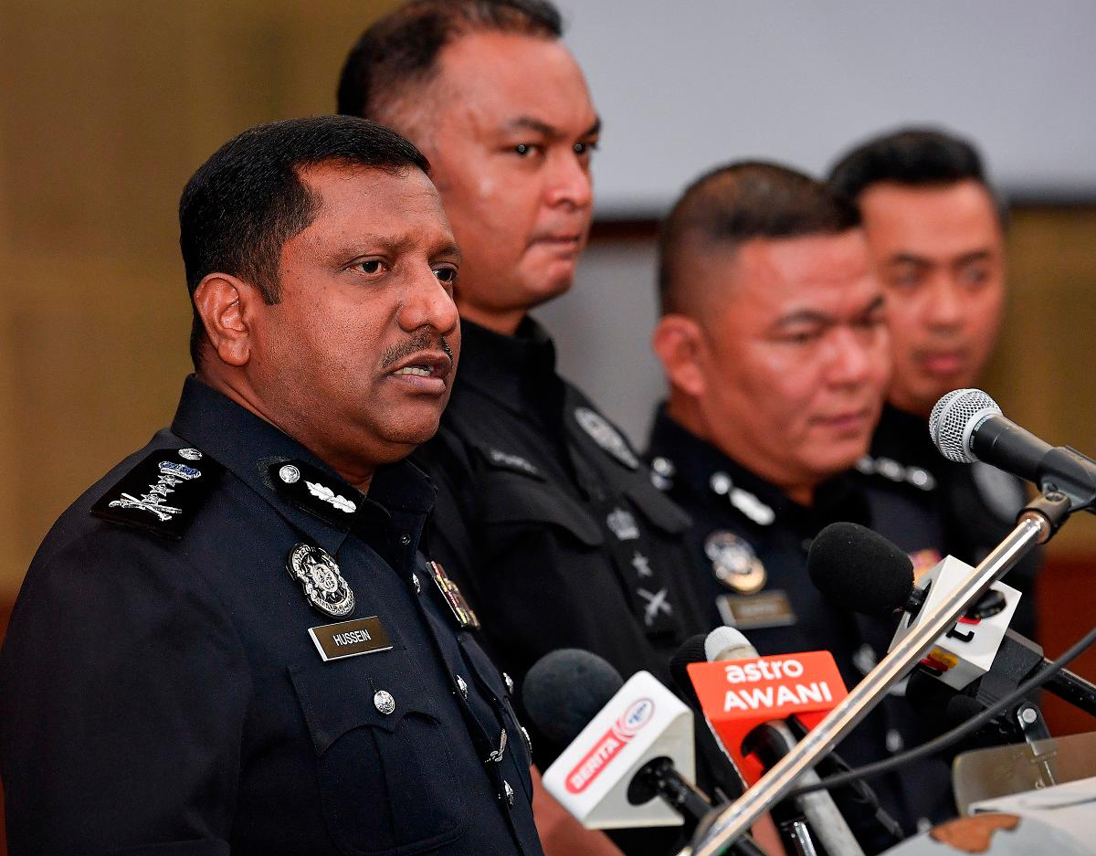 Selangor Police Chief, Datuk Hussein Omar Khan. - BERNAMApix