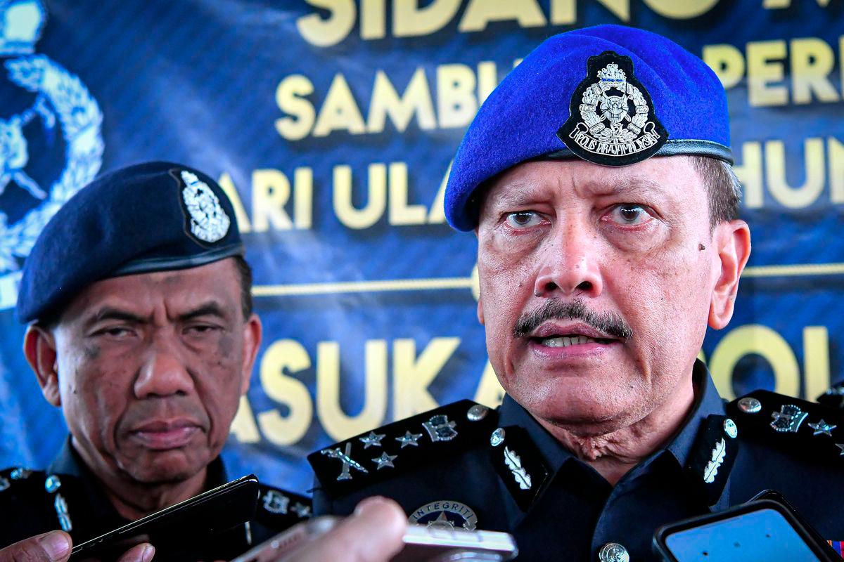 PDRM Internal Security and Public Order Department director Datuk Seri Azmi Abu Kassim - BERNAMAPIX