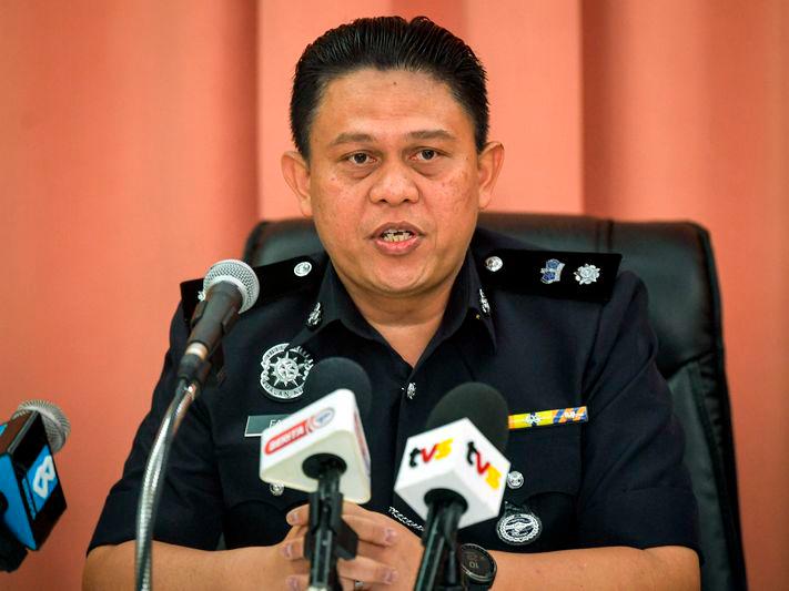 Ketua Polis Daerah Hulu Selangor Supt Ahmad Faizal Tahrim - fotoBERNAMA