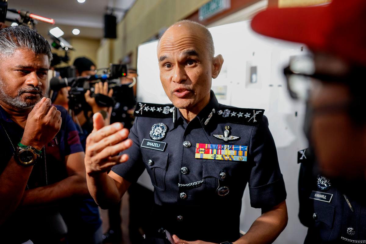 Ketua Polis Selangor Datuk Shazeli Kahar. FotoBernama