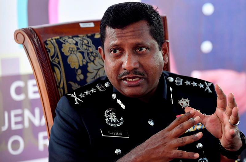 Selangor Police Chief Datuk Hussein Omar Khan. - BERNAMApix