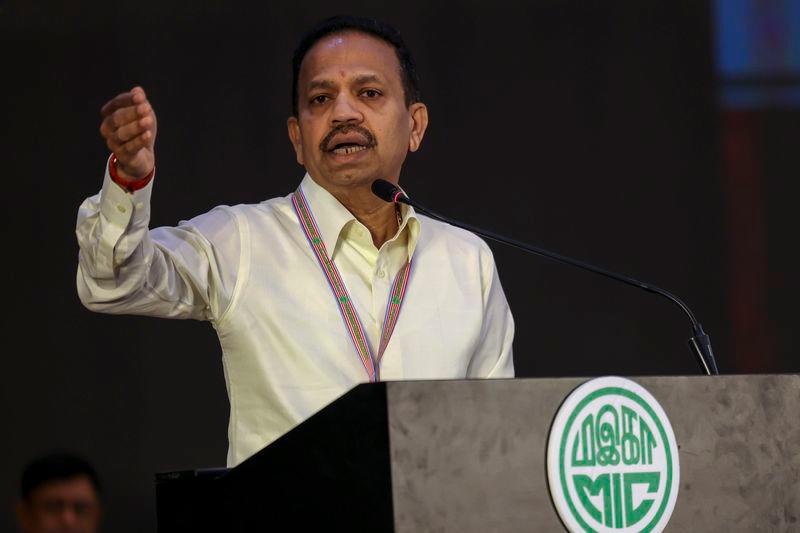 MIC president Tan Sri S A Vigneswaran - Photo by BERNAMA