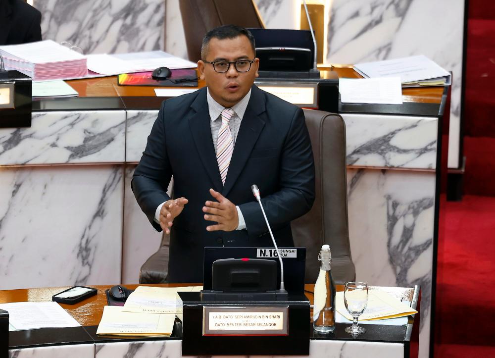 Member of Parliament for Gombak, Datuk Seri Amirudin Shari. - BERNAMApix