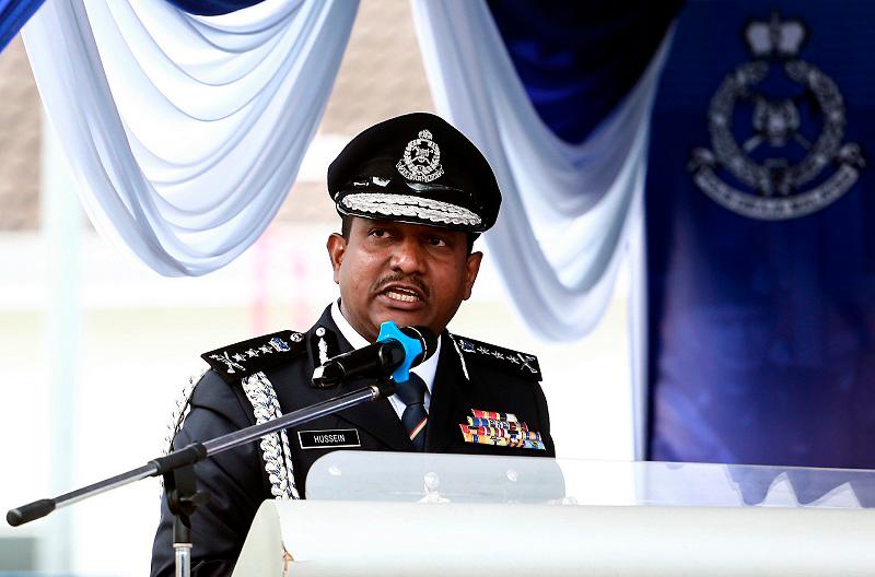 Selangor police chief, Datuk Hussein Omar Khan. - BERNAMApix