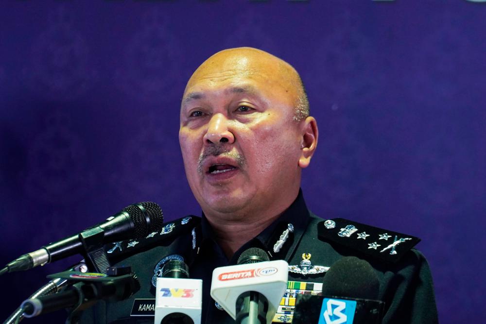 Bukit Aman Narcotics Criminal Investigation Department (JSJN) director, Datuk Seri Mohd Kamarudin Md Din. - BERNAMAPIX