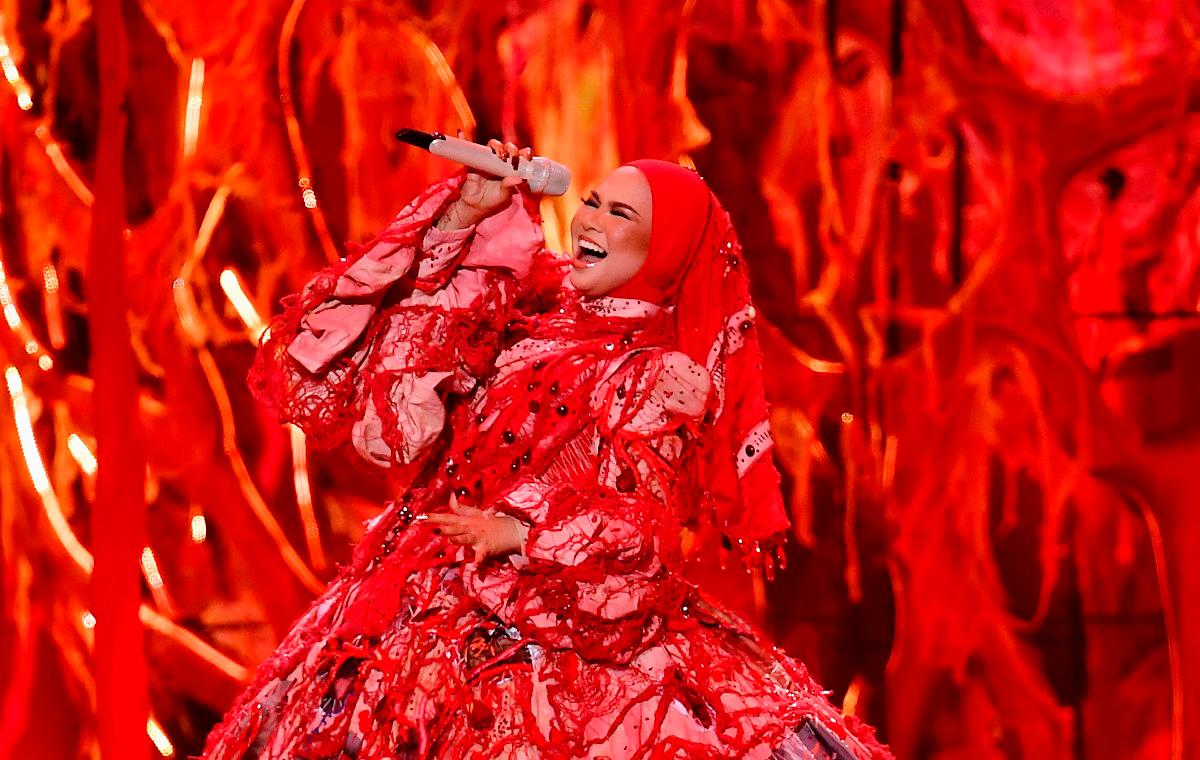 Malaysian singer Aina Abdul. - BERNAMApix