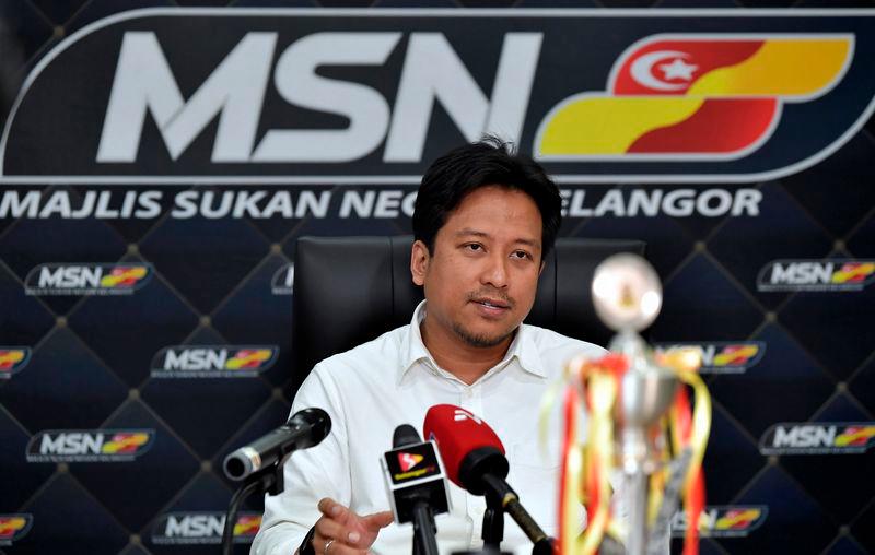 Selangor Youth, Sports and Entrepreneurship Committee chairman, Mohd Najwan Halimi - BERNAMApix